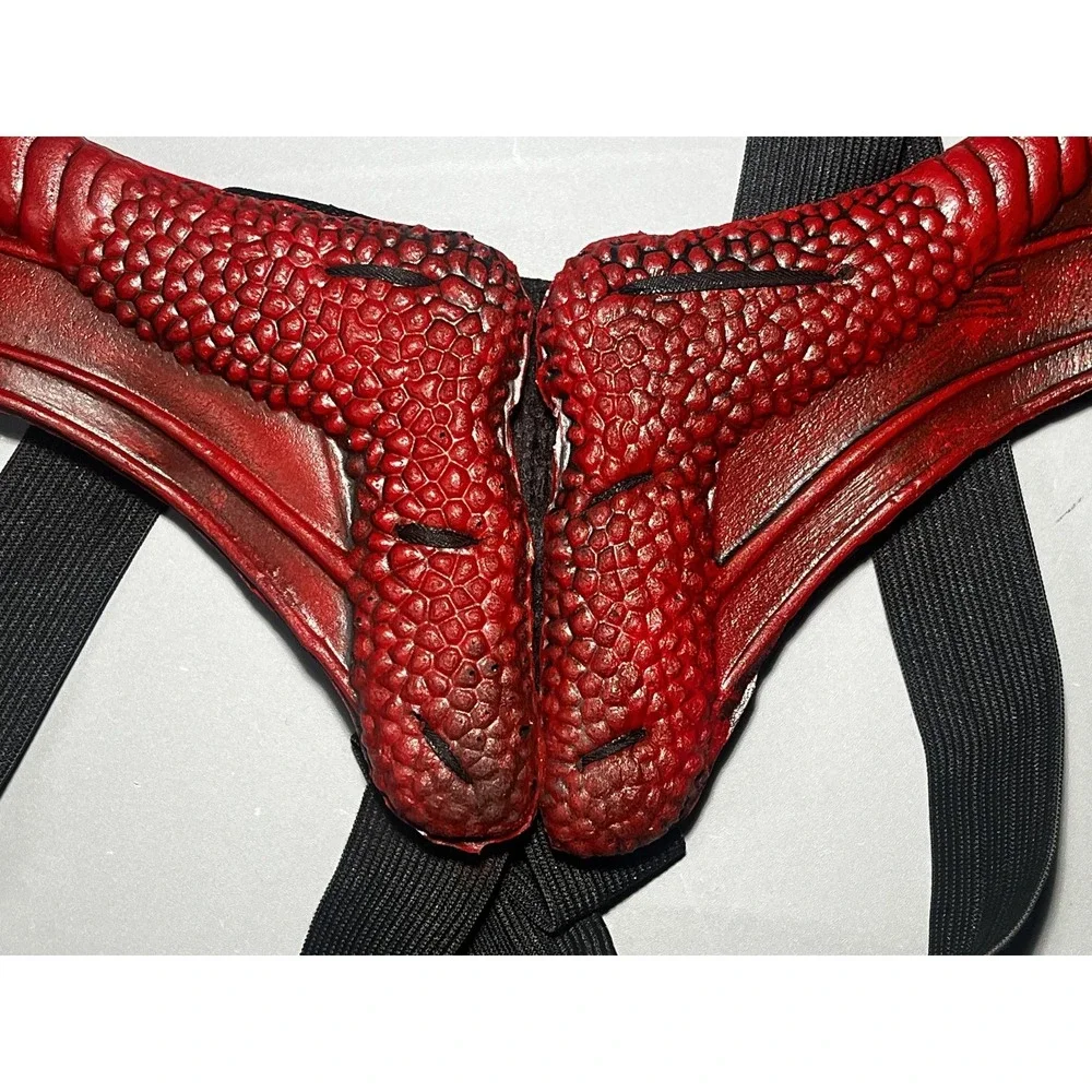The Red Dragon Wings Costume Accessory Adult OS Red Demon Cosplay Halloween